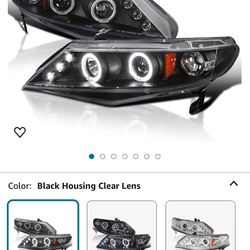 spec l-D turning led headlights for a honda covic or coupe 2006-2011.
