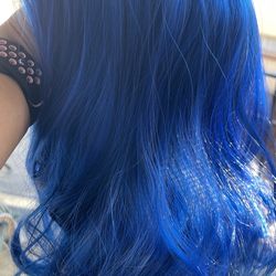 Blue Wig