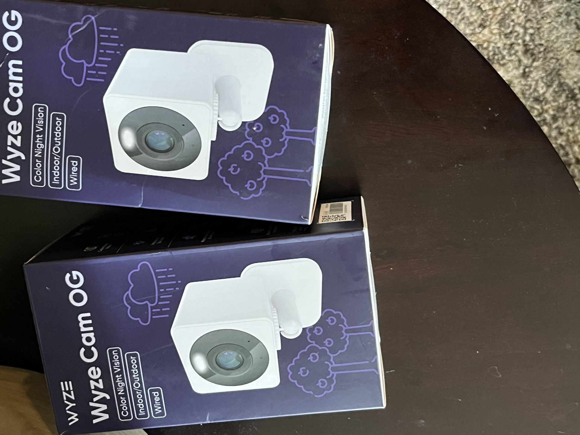 Wyze Cam OG Color Night Vision Security Cameras (2 Units)