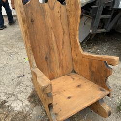 Old Wooden Rocking Chair