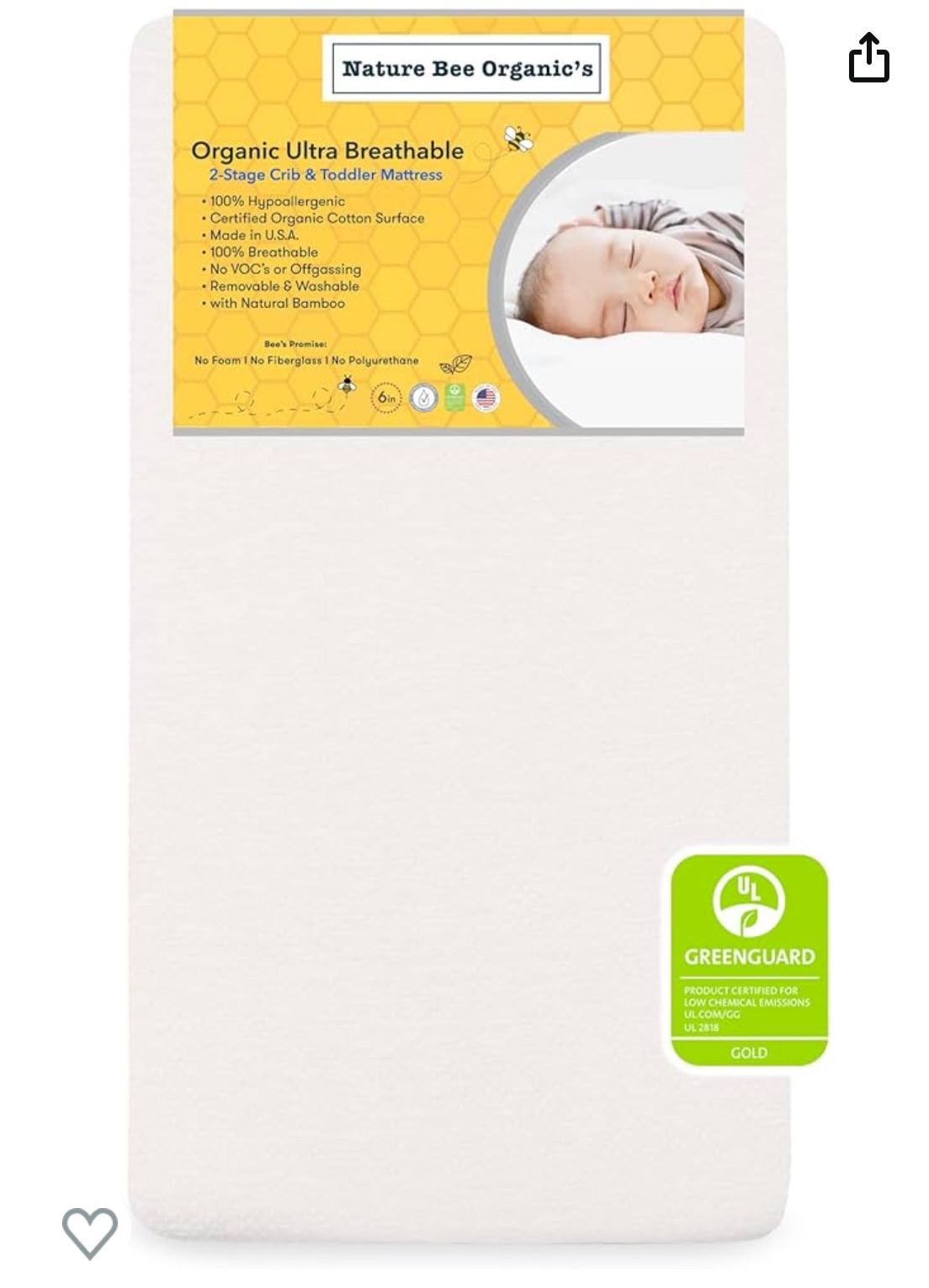 Organic baby Mattress 2 Phase 