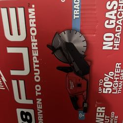 Milwaukee  M18 Fuel Cut - Off Saw W/one-key  Battery And Charger. Almost Brand New
