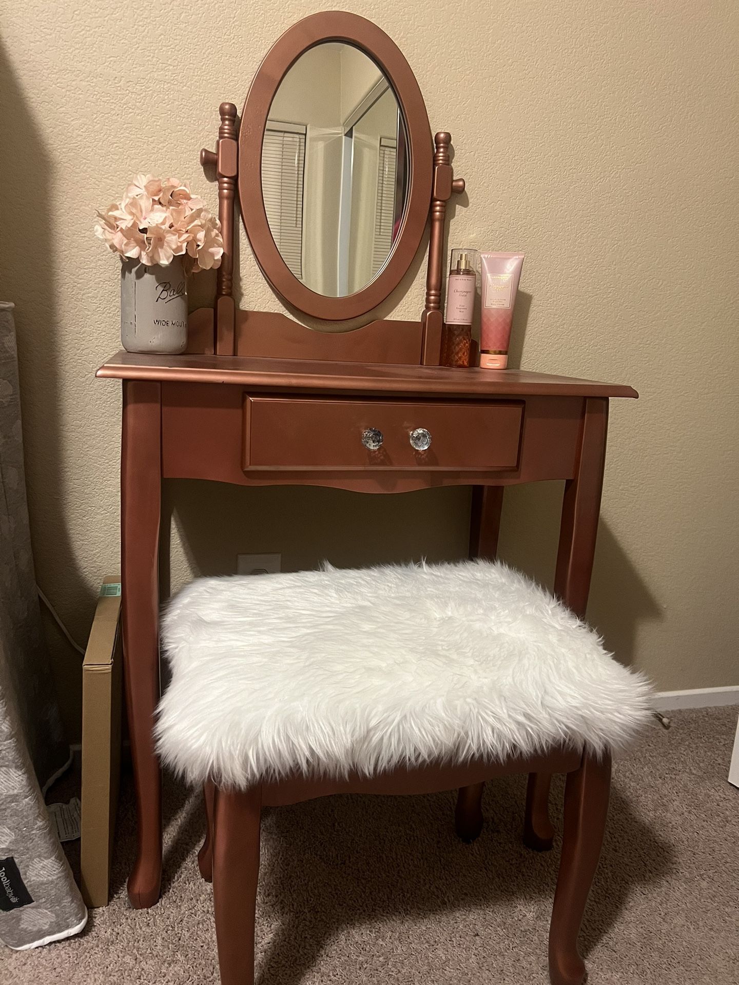 Rose Gold Vanity