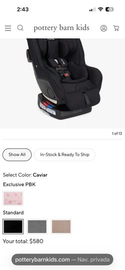 Nuna all in 1 car seat