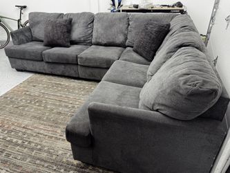 (Sold) Dark Gray Sectional Sofa from Ashley Furniture
