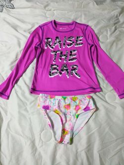 New girls swimsuit long sleeve