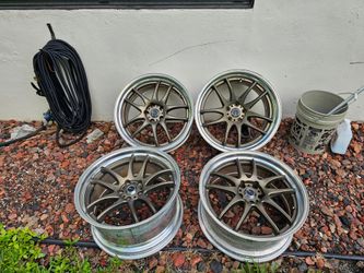 Work Emotion CR2P 20X9 FRT 20X10.5 RR ET+30 GREAT CONDITION 5X114 LUG PATTERN