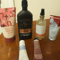 Bath And Body Works, Lotion, Cream & Scrub, 6 Pcs