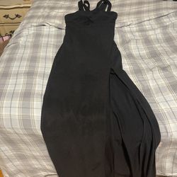 Cute Black Long Dress