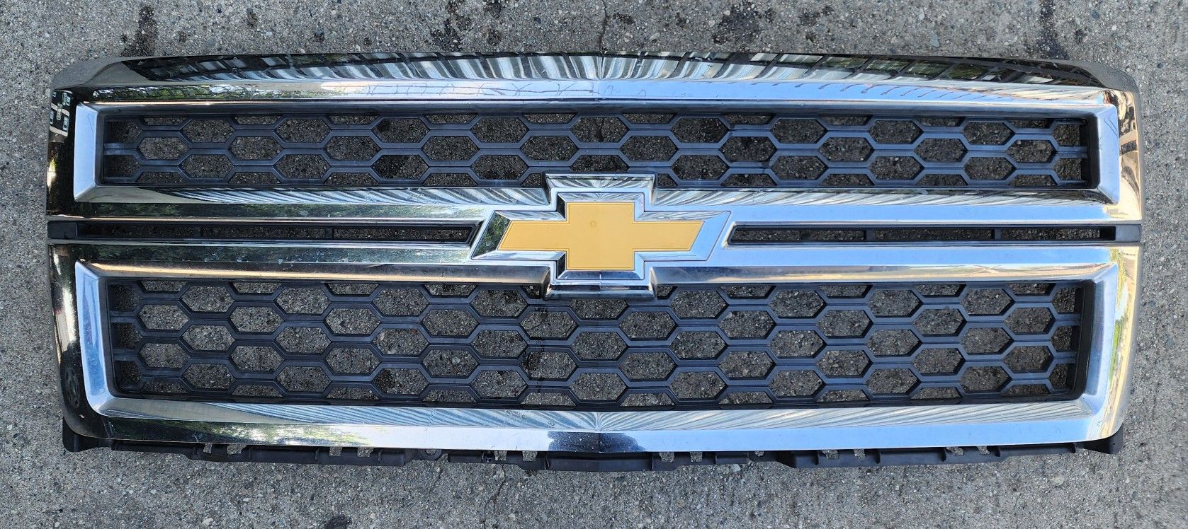 2014 2015 CHEVY SILVERADO 1500 FRONT BUMPER GRILL GRILLE