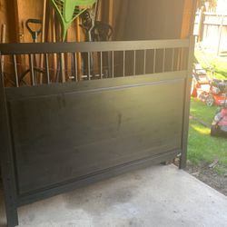 IKEA Quin Size Bed Frame With No Side Rails