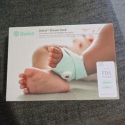 Owlet Dream Sock - FDA-Cleared Smart Baby Monitor with Live Health Readings and Notifications