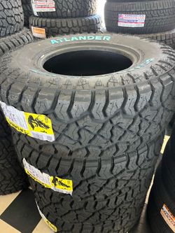 ✔️🚘35x12.50R17 vendo set de llantas nuevas atlander mt