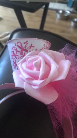 Breast Cancer Awareness Mini Top Hat