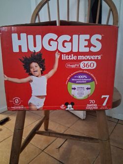 Huggies 70 diapers  couches #7