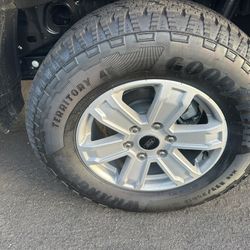Goodyear AT Territory 255/70/17 Tires and Wheels.