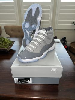 Jordan 11 Cool Grey Size 9.5M