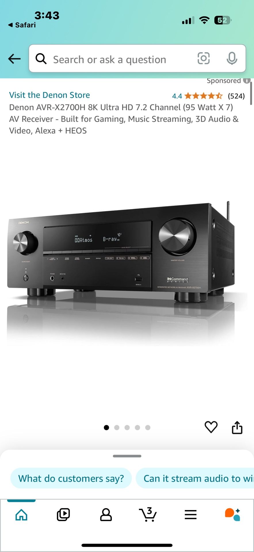 Denon AVR - X2700H
