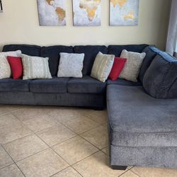 Grey Sectional Couch 