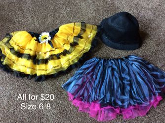 Girls costumes or dress up clothes