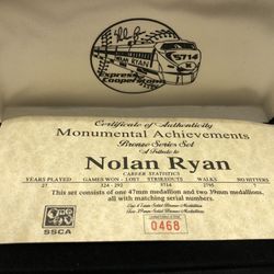 NOLAN RYAN COOPERSTOWN SET