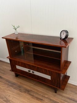 Mid-Century Modern Rosewood Display Cabinet