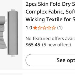 2pcs Skin Fold Dry Sheets, Silver Complex Fabric, Soft and Moisture Wicking Textile for Skin Fold Care, Nursing Pads, Sweat Towels, Handkerchiefs Elde