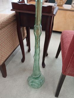 33" Italian Green Wine Bottle