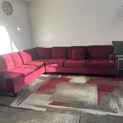 Wine, Red Sofa