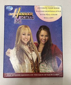 hannah montana wall art cards 