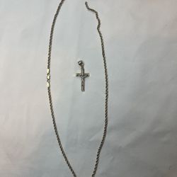 Rope Chain And Pendant 