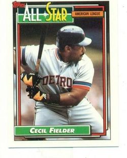 1992 Cecil Fielder All-star 
