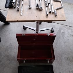 Tools  1/2" drive sockets, rachet, break