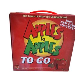 Card Game Apples To Apples To Go  Travel Game COMPLETE Mattel 2007
