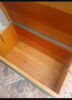 Small vintage chest toy wooden box