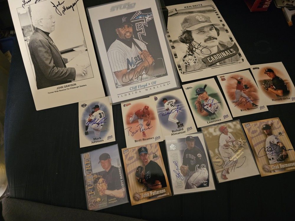 Autograph Baseball Lot