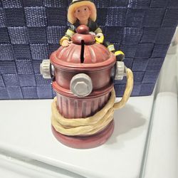 Fire Fighter Piggy Bank