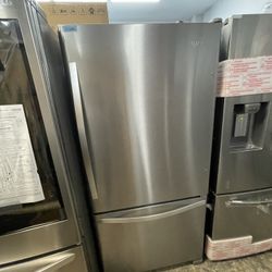 Whirlpool Bottom Freezer In Stainless Steel New Open Box 
