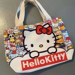 Hello Kitty Canvas Shoulder Purse