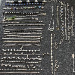 Sterling Silver Bracelet Lot - 15 Bucks Each