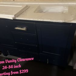 Bathroom Vanity Clearance,30-84 inch 1。811