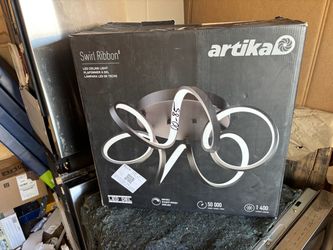 Artika Swirl Ribbon LED Ceiling Light