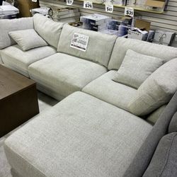 Dayna 4-Piece Fabric Modular Sectional