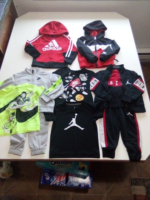 Boys Nike Jordan And Adidas 2t Winter Clothes Bundle
