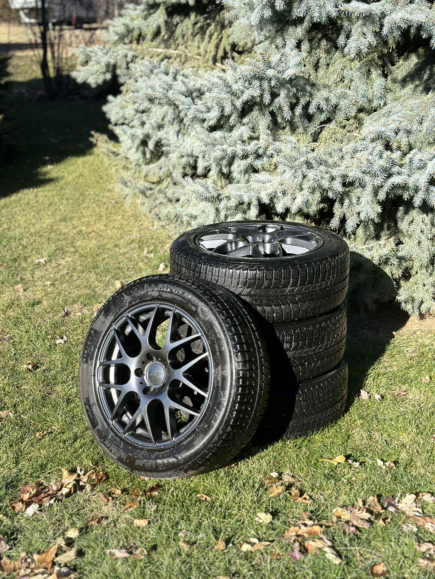 Michelin winter tires 215/55R17.