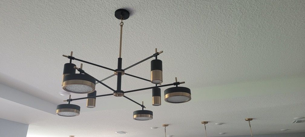 Black And Gold Chandelier