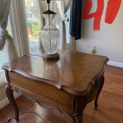 Lamp and Table
