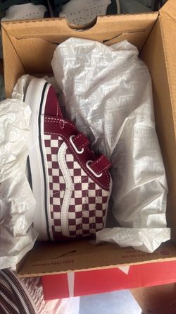 Vans Kids Checkerboard High-Top Sneakers