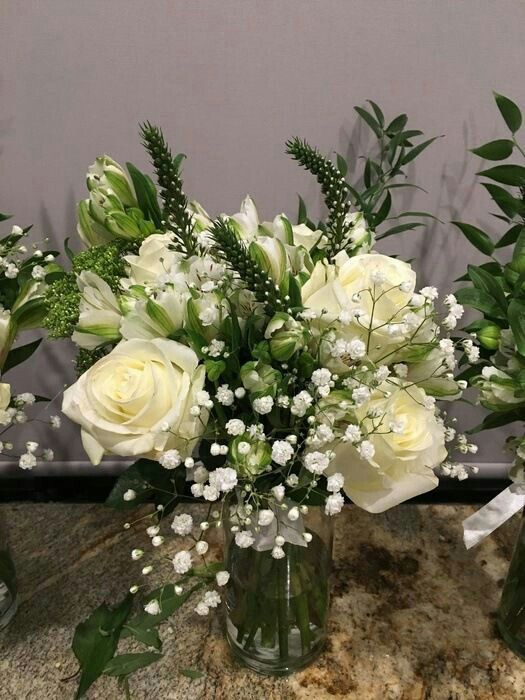 White Flower/Rose Arrangement