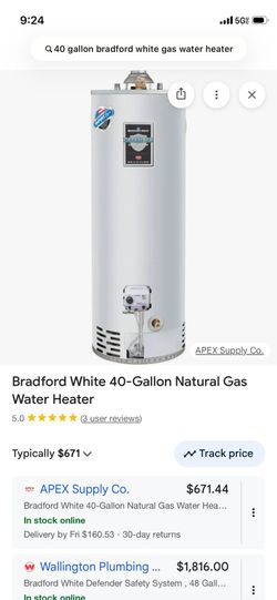 40 gallon Water heater